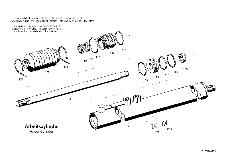 PISTON ROD 8344014140 ZF