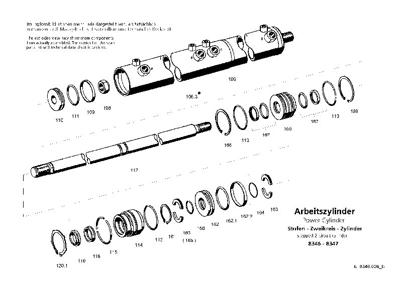 Поршень 8347043117 ZF