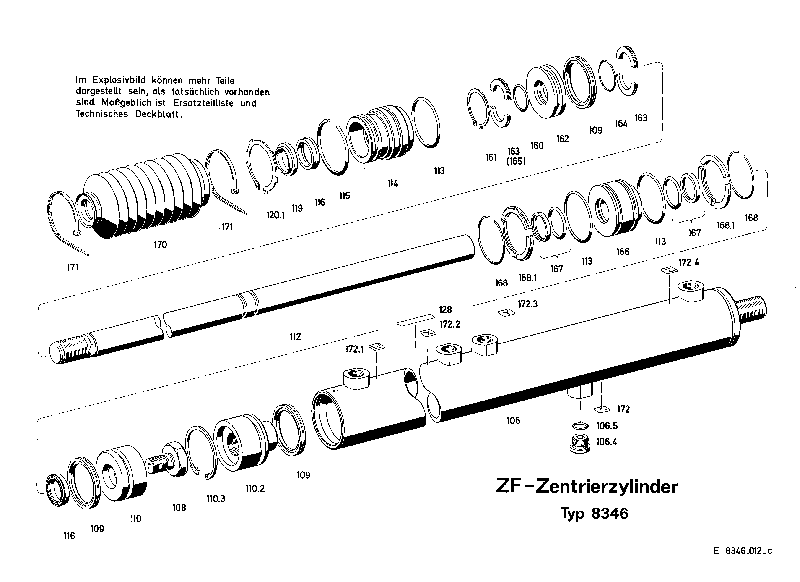 Винт 8346030108 ZF