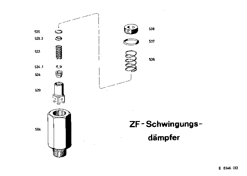 Пружина сжатия 0770060832 ZF