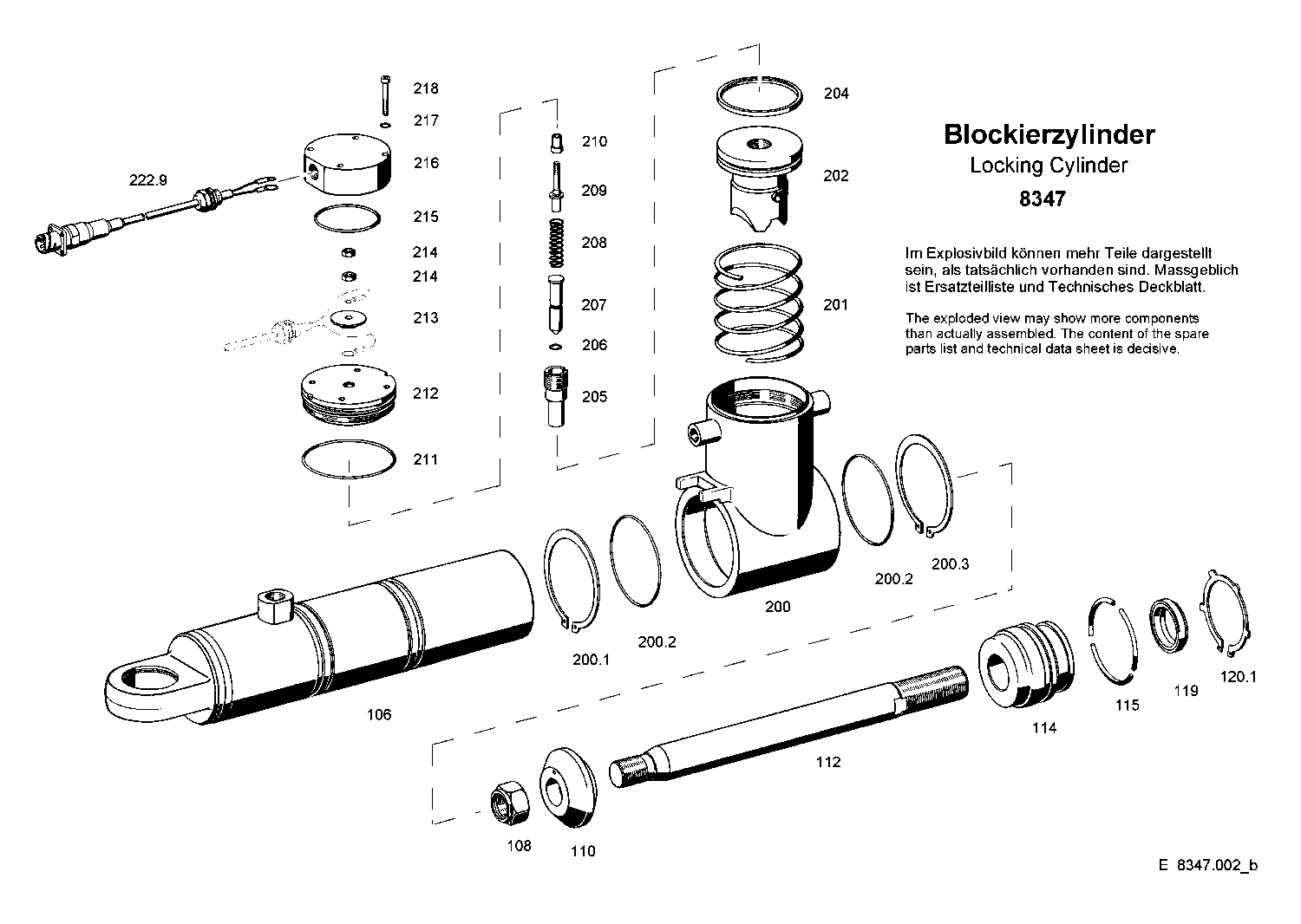 Крышка 8347002107 ZF