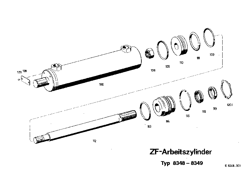 PISTON ROD 8348014106 ZF