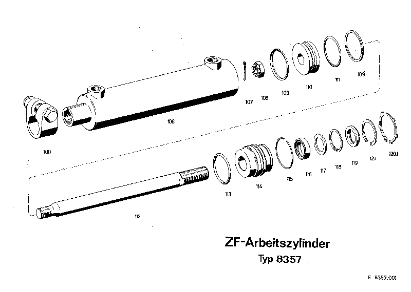 Поршень 8357043103 ZF