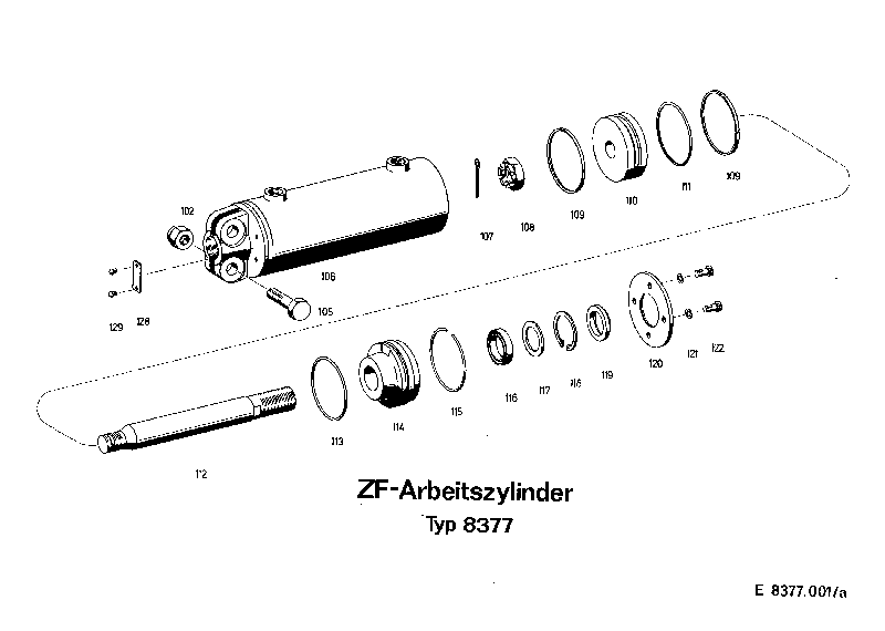 Корончатая гайка 0637010126 ZF