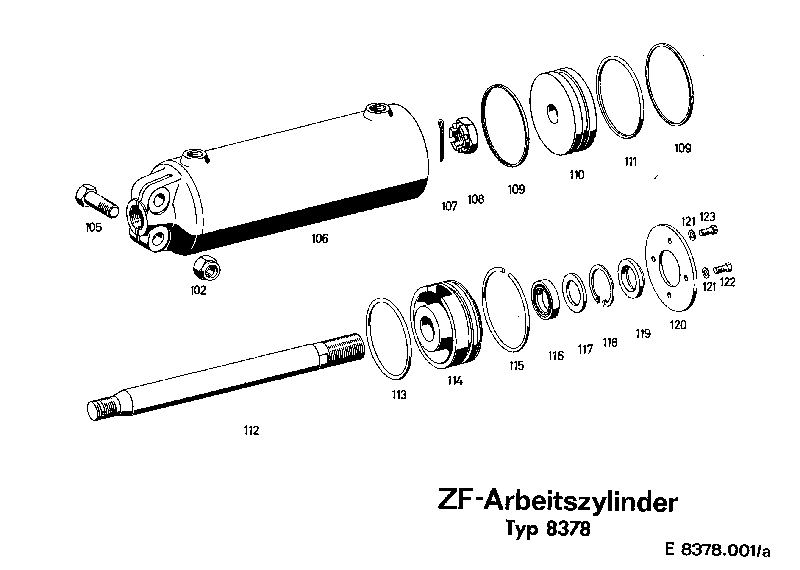 Болт с шестигранной головкой 0636015287 ZF