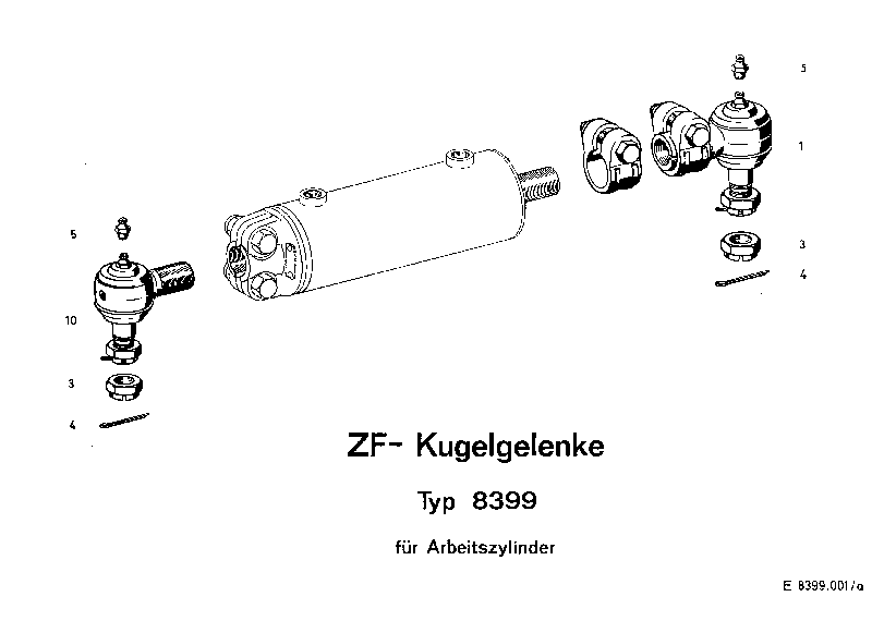 Корончатая гайка 0637010092 ZF