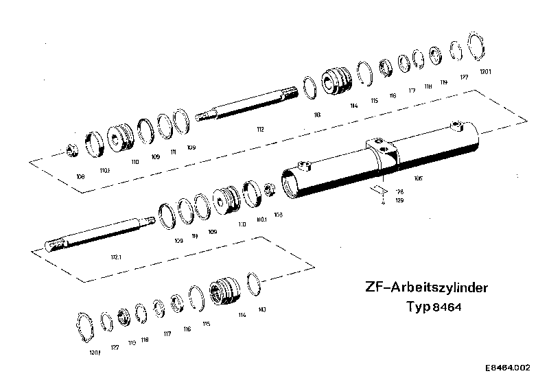 PISTON ROD 8464014117 ZF