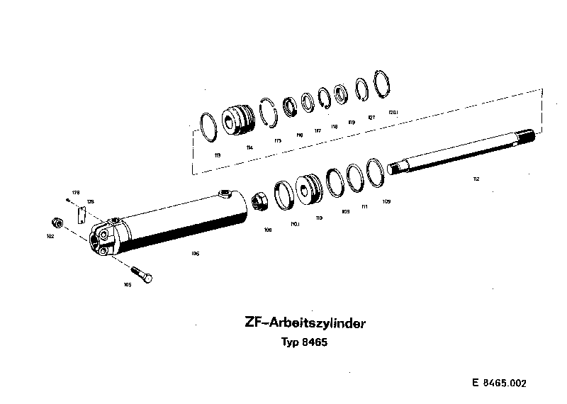 PISTON ROD 8465014131 ZF
