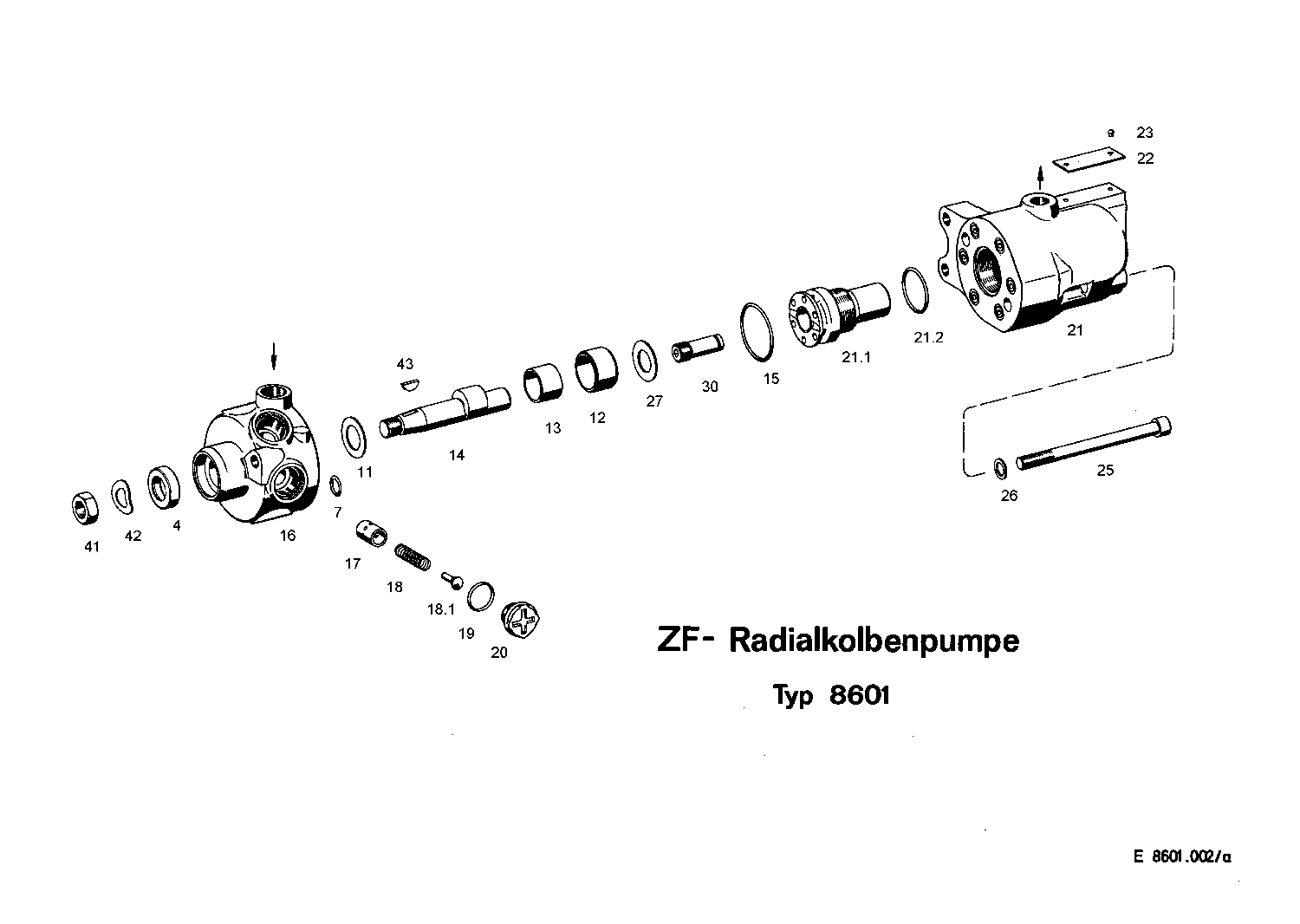 ECCENTRIC SHAFT 8601014112 ZF