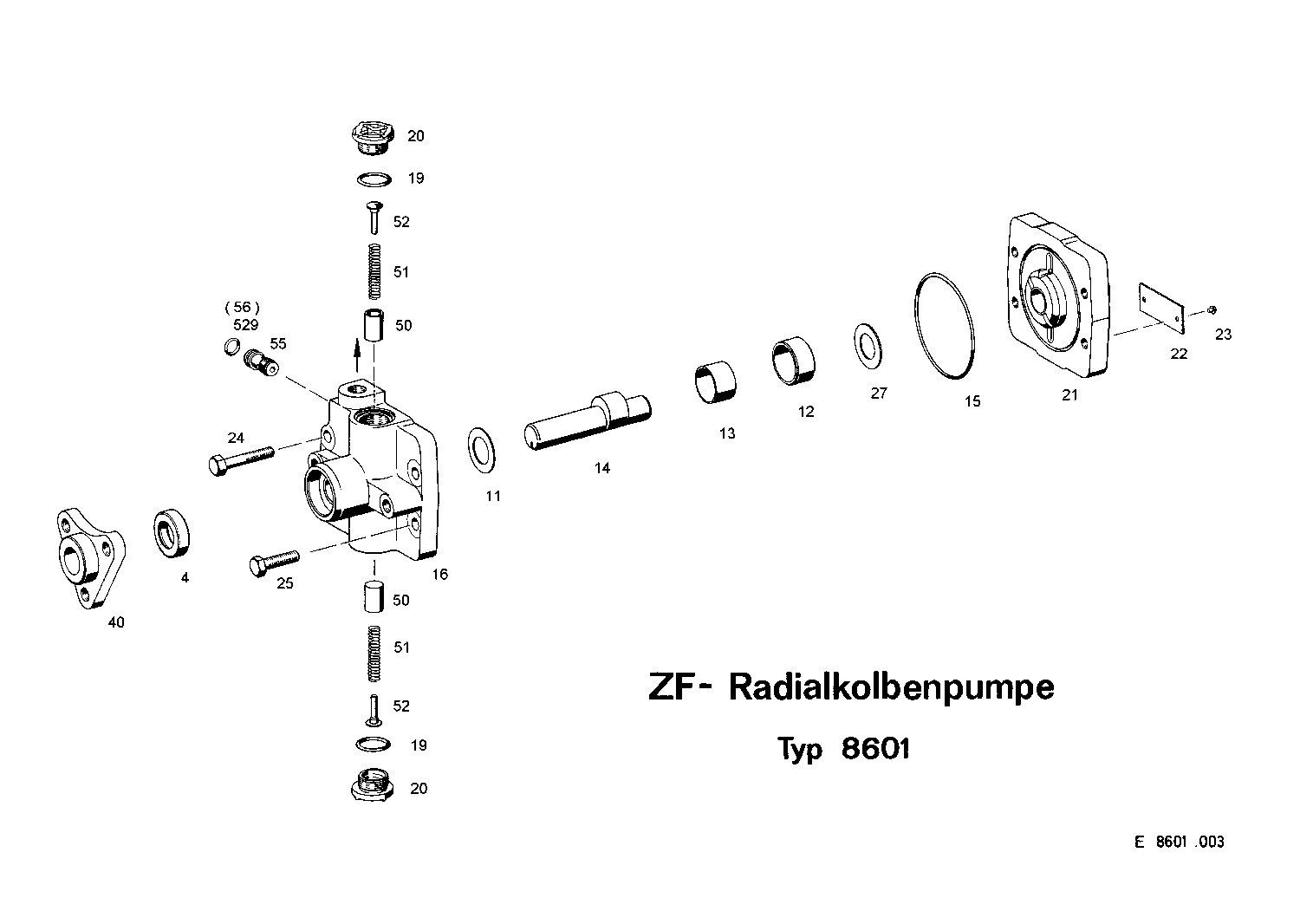Болт с шестигранной головкой 0636010031 ZF
