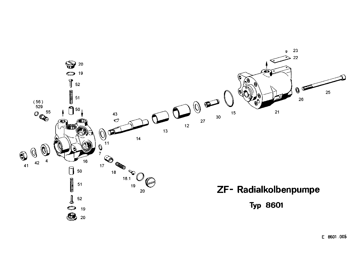 ECCENTRIC SHAFT 8601014125 ZF