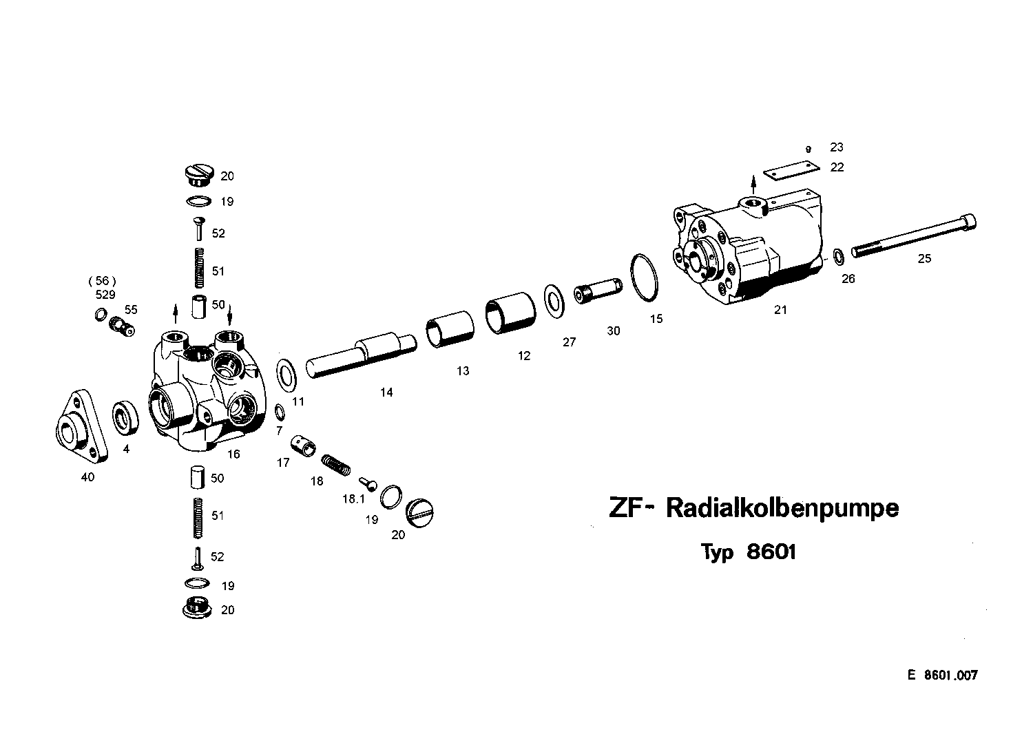 ECCENTRIC SHAFT 8601014147 ZF