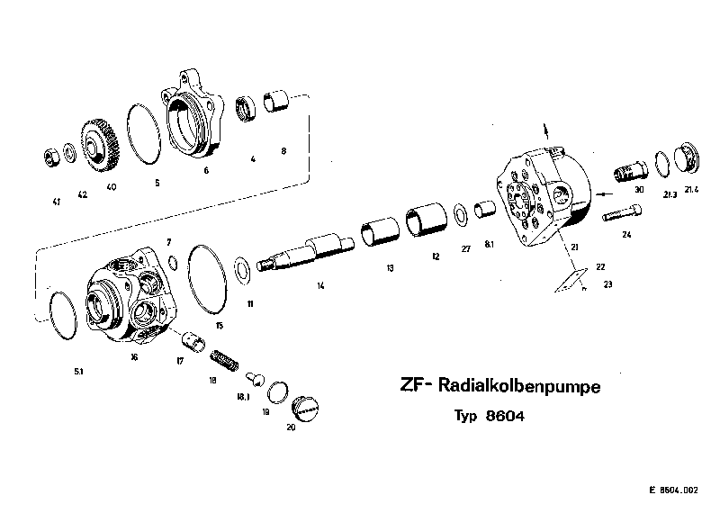 Входная шестерня 1304313071 ZF