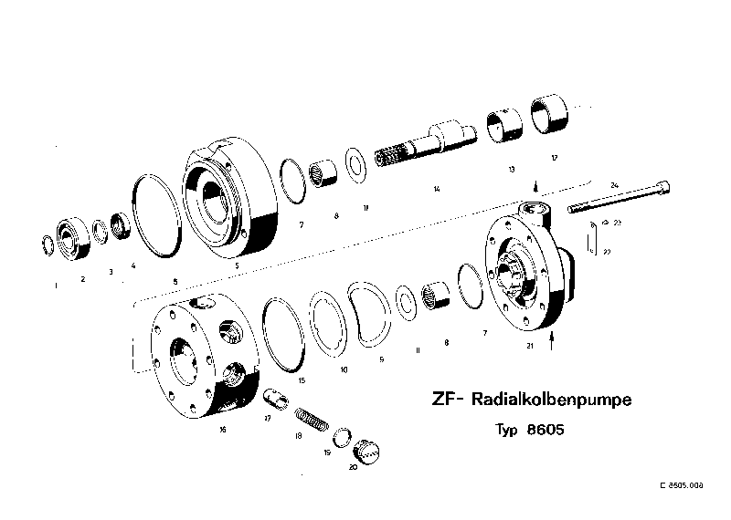 Крышка 8605002145 ZF