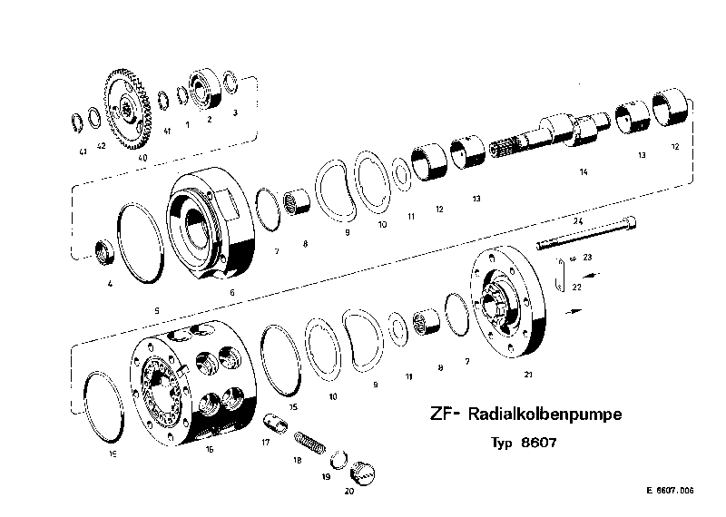 Цилиндрическое зубчатое колесо 4644337002 ZF