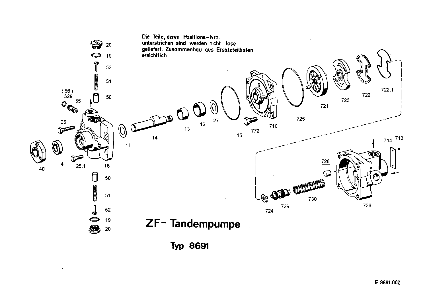 RAD.PISTON PUMP 8601461126 ZF