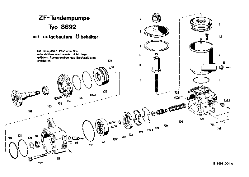 Заводская табличка 7683040158 ZF
