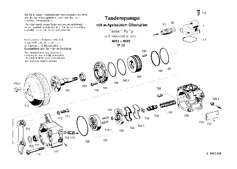 RAD.PISTON PUMP 8601461187 ZF