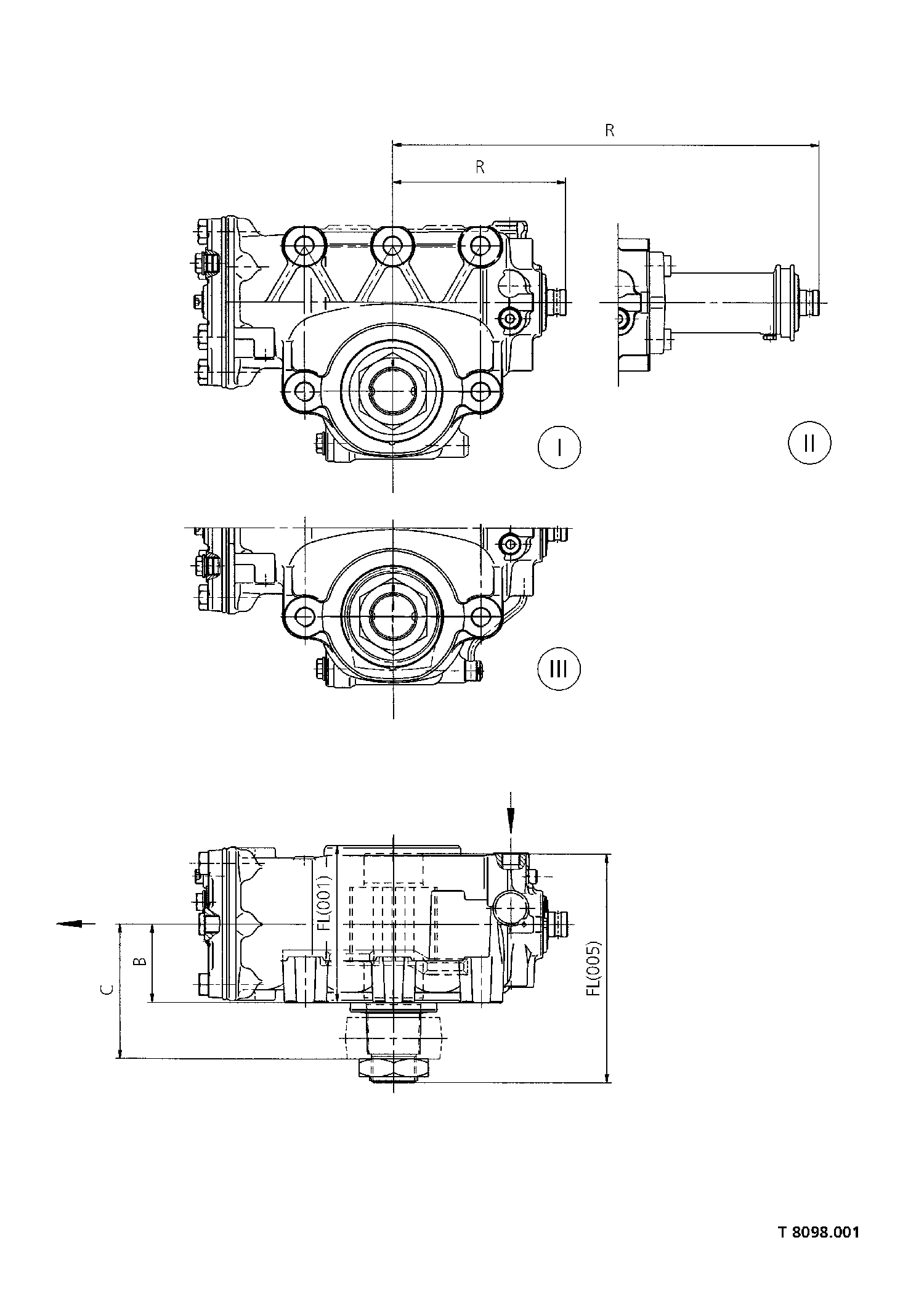 Поршень 8098444414 ZF