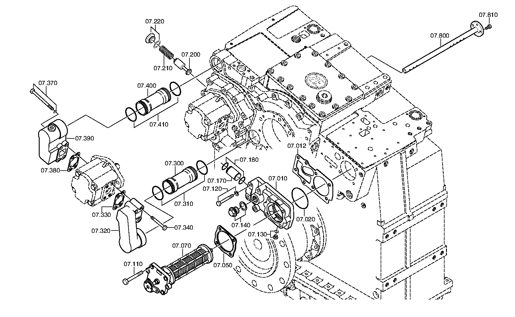 Корпус 3091301018 ZF