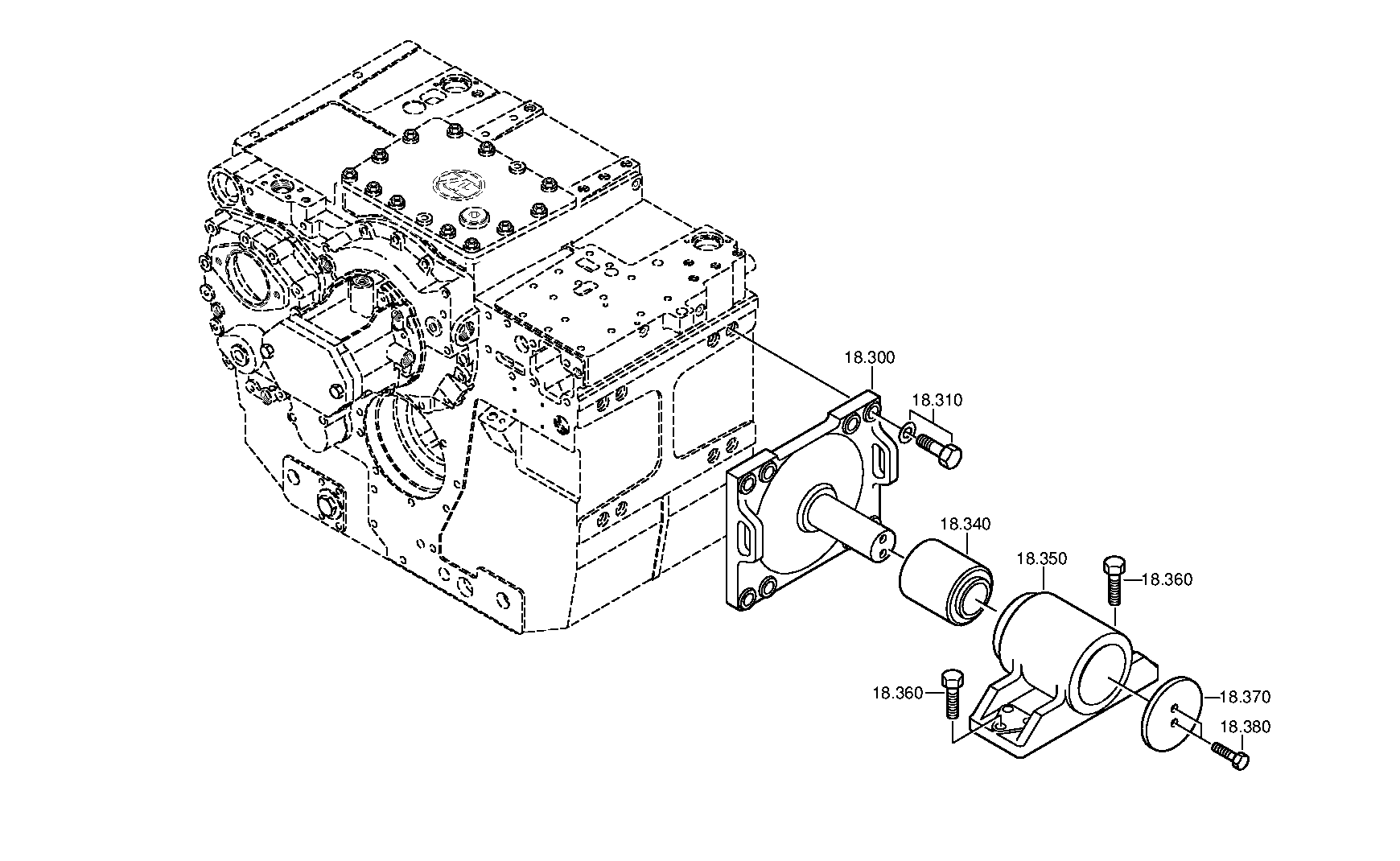 BEARING FLANGE 3091318008 ZF