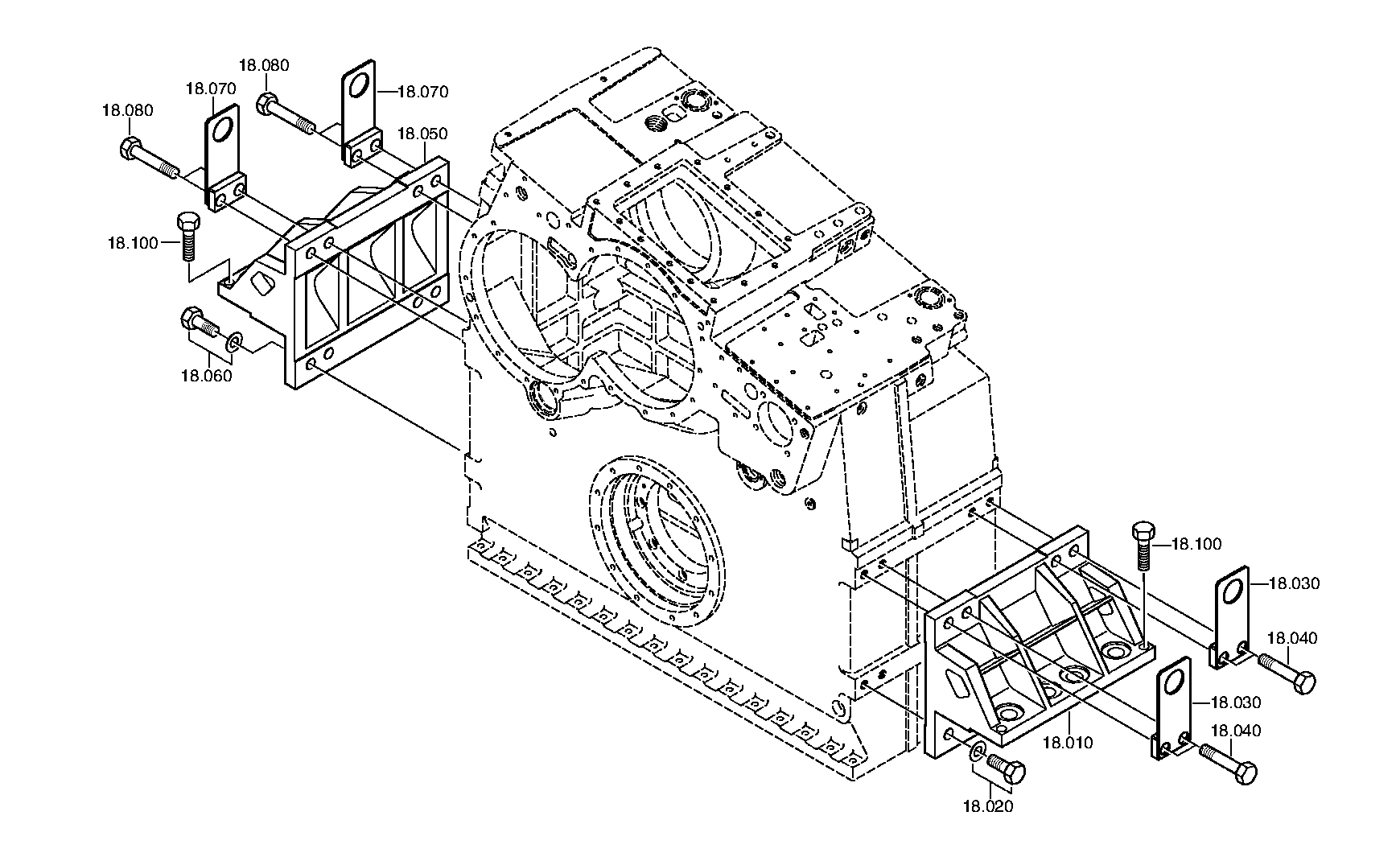 Болт с шестигранной головкой 0636011191 ZF