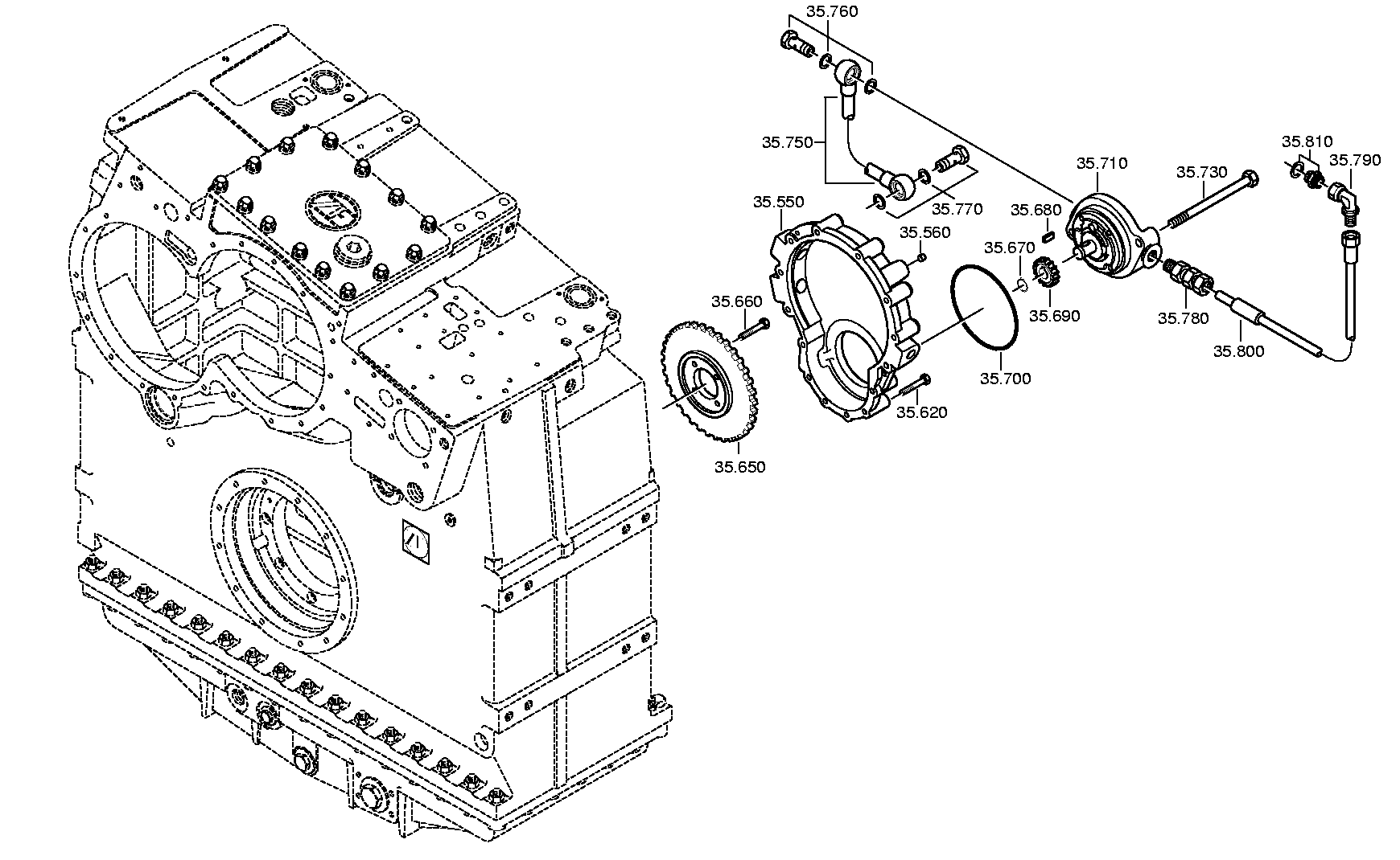 Входная шестерня 3091306012 ZF