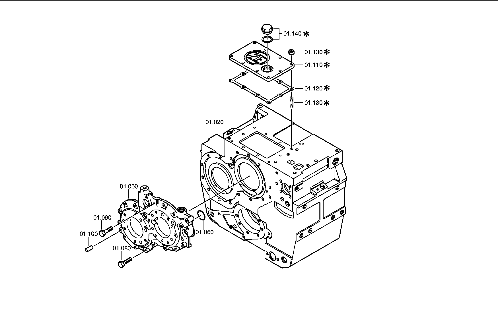 Резьбовая пробка 0636305076 ZF