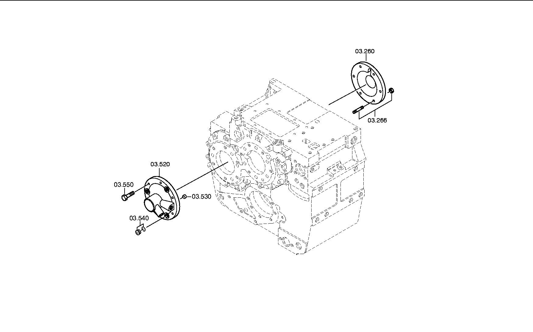 Ведущая шестерня 3080203039 ZF