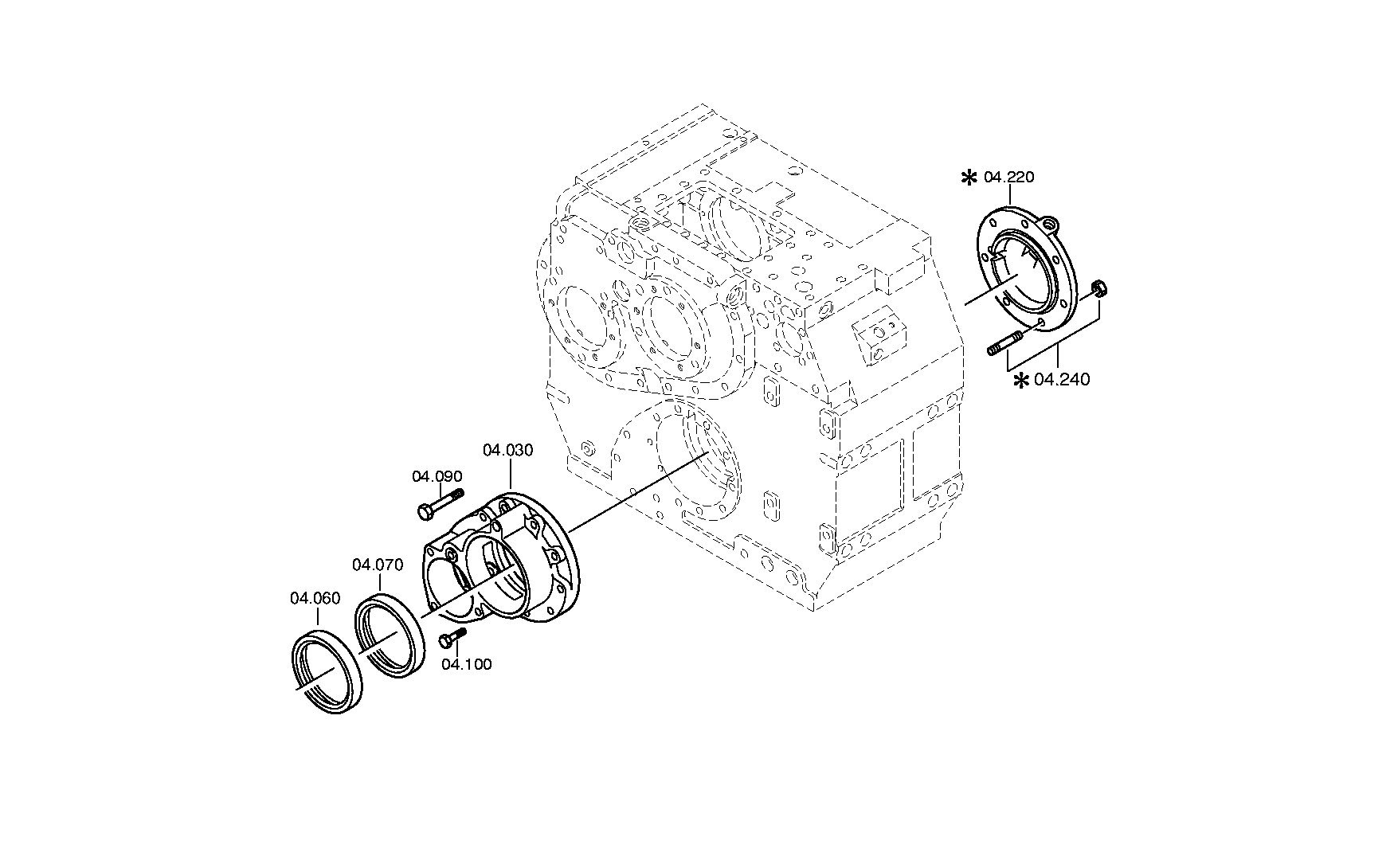 Выходная шестерня 3081304230 ZF