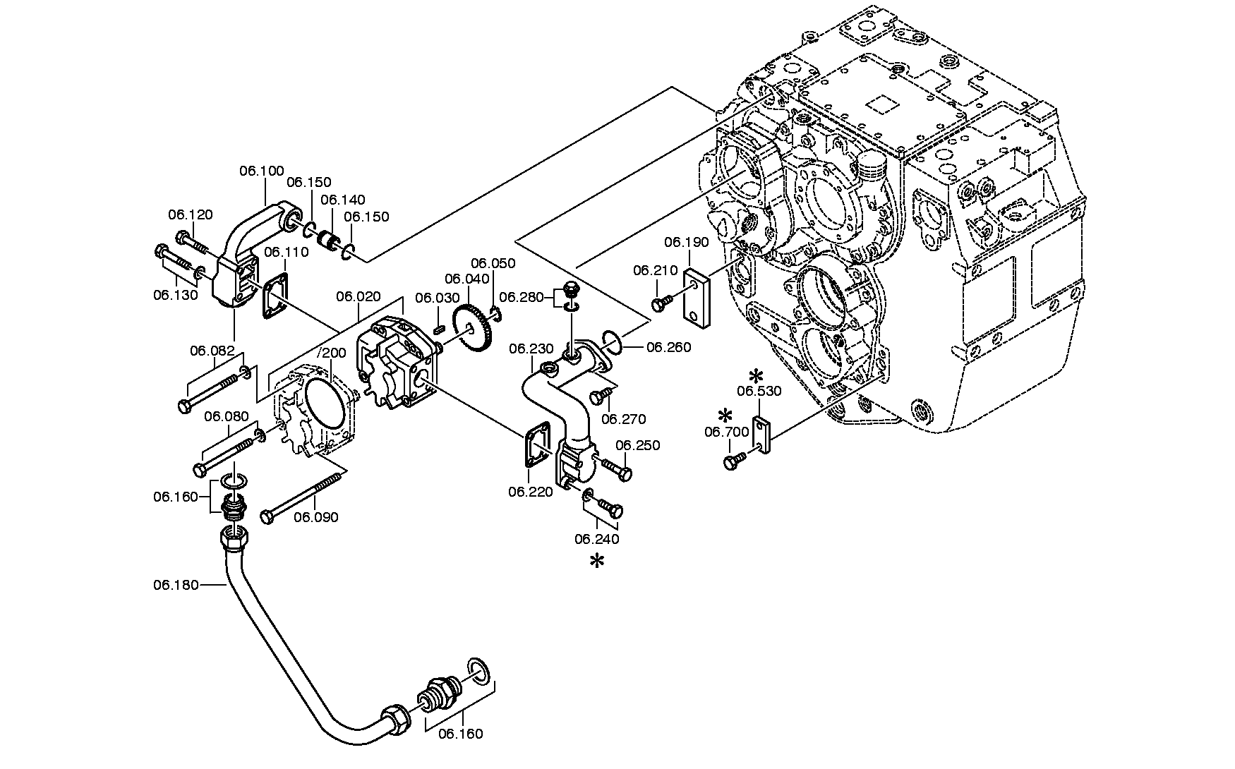 SUCTION LINE 3081206065 ZF