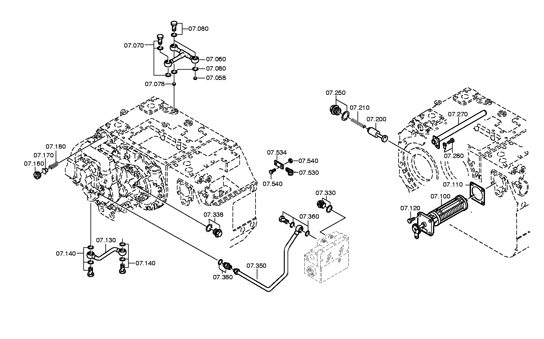 PRESSURE LINE 3081207042 ZF