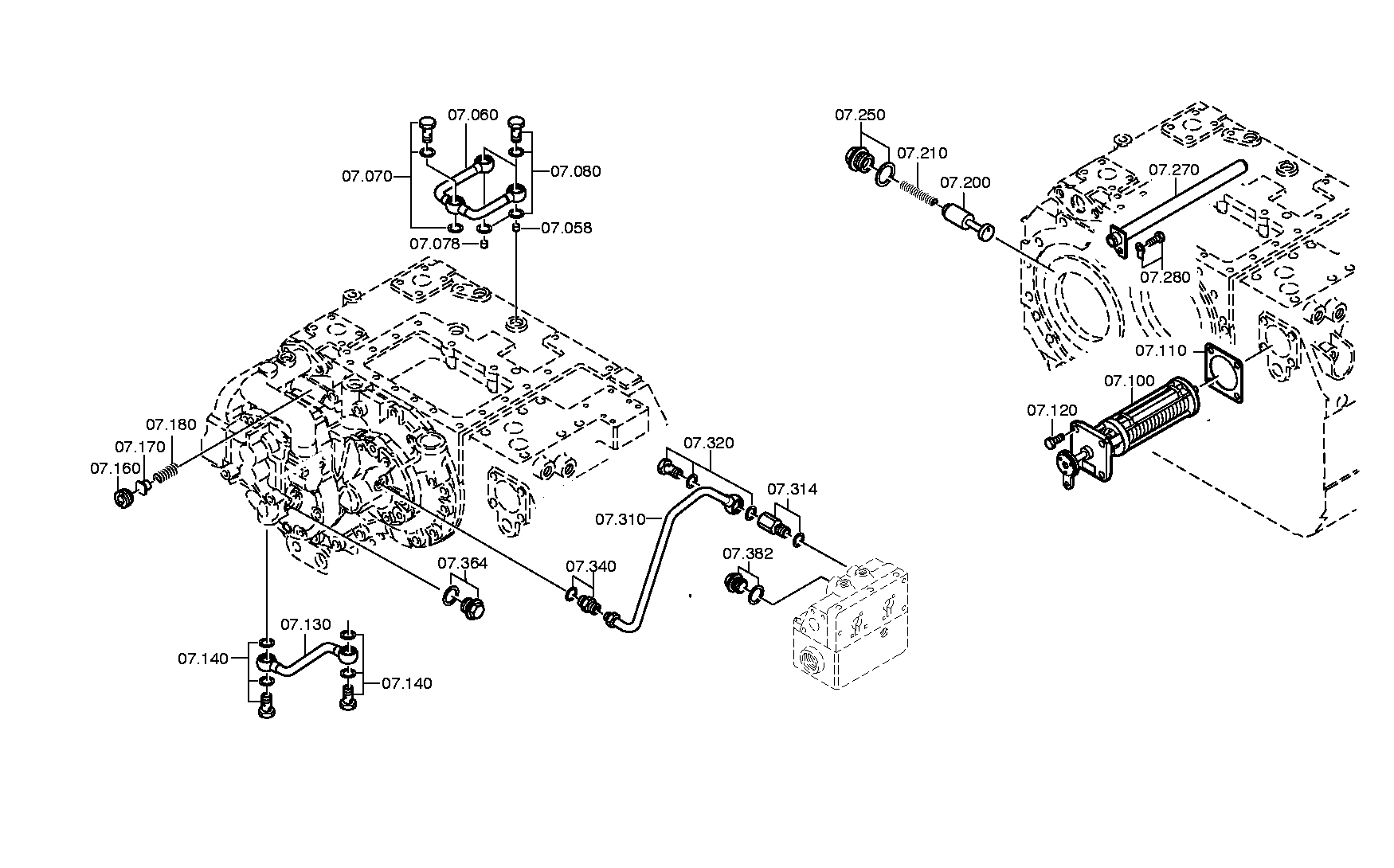 PRESSURE LINE 3081207102 ZF