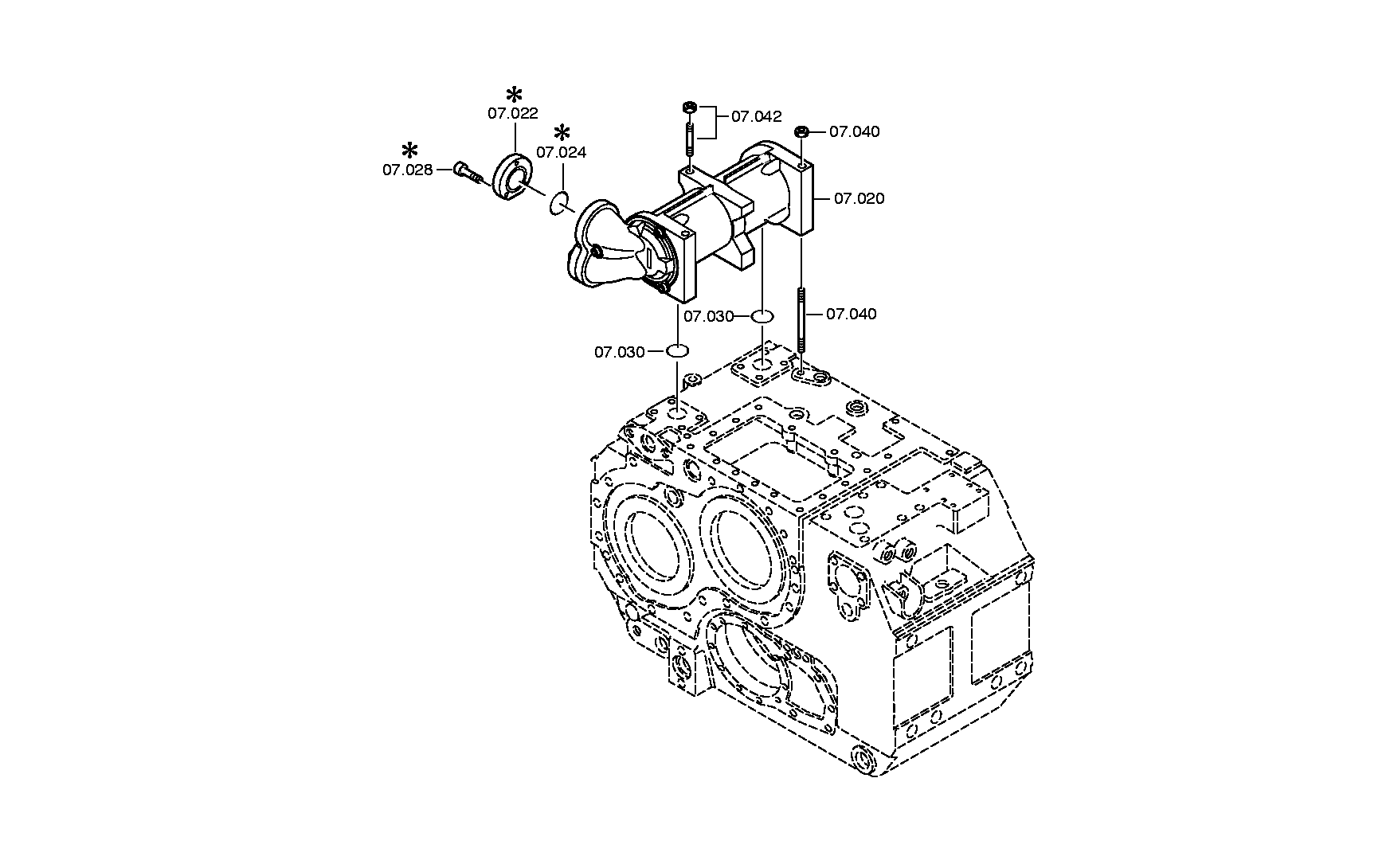 PRESSURE LINE 3081207095 ZF