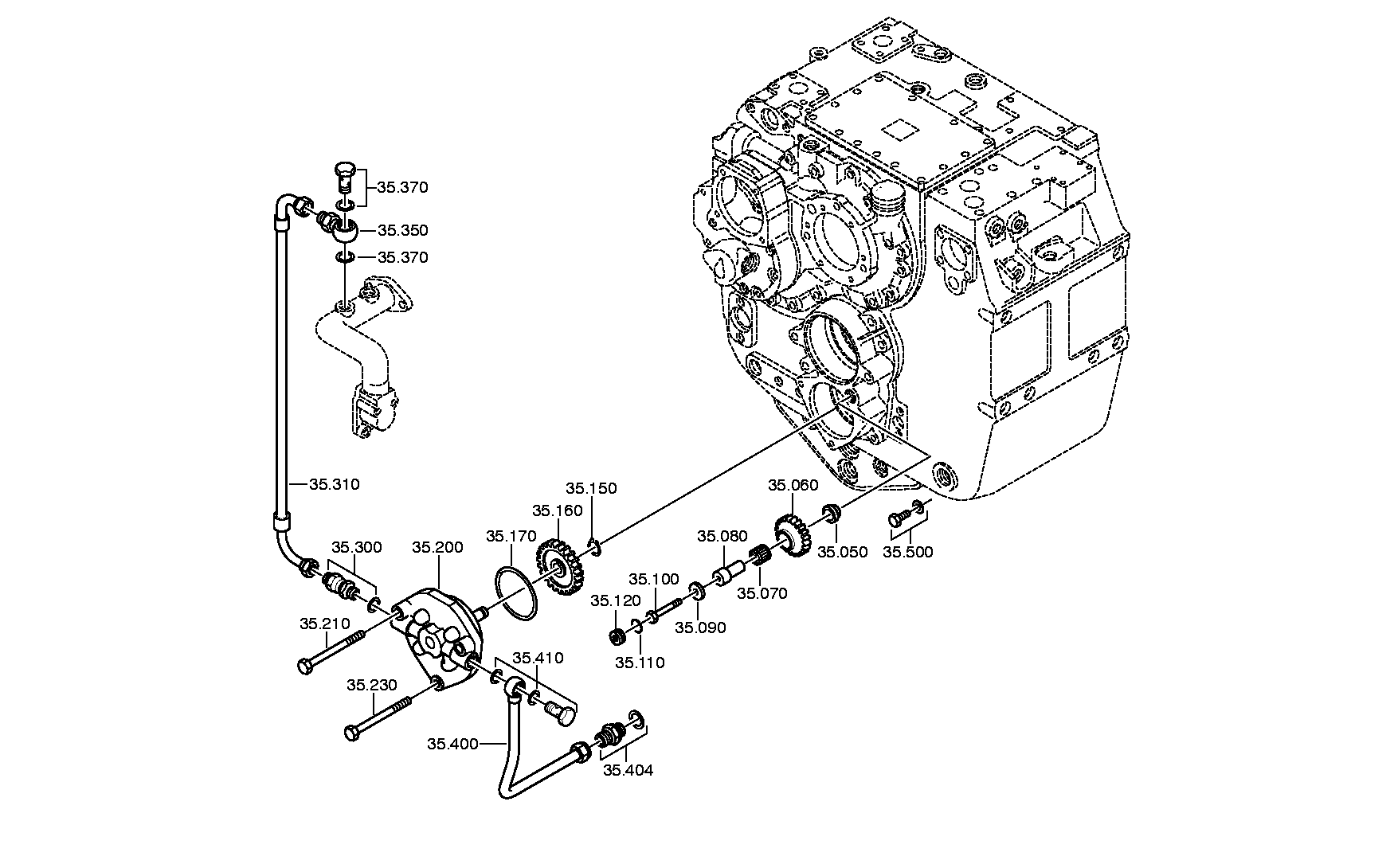 SUCTION LINE 3081206066 ZF