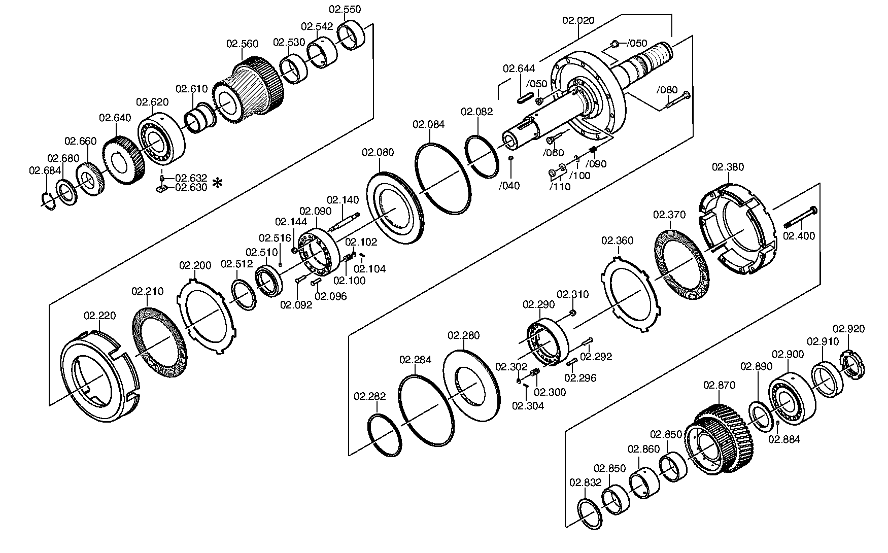 OIL FEEDER 3082302202 ZF
