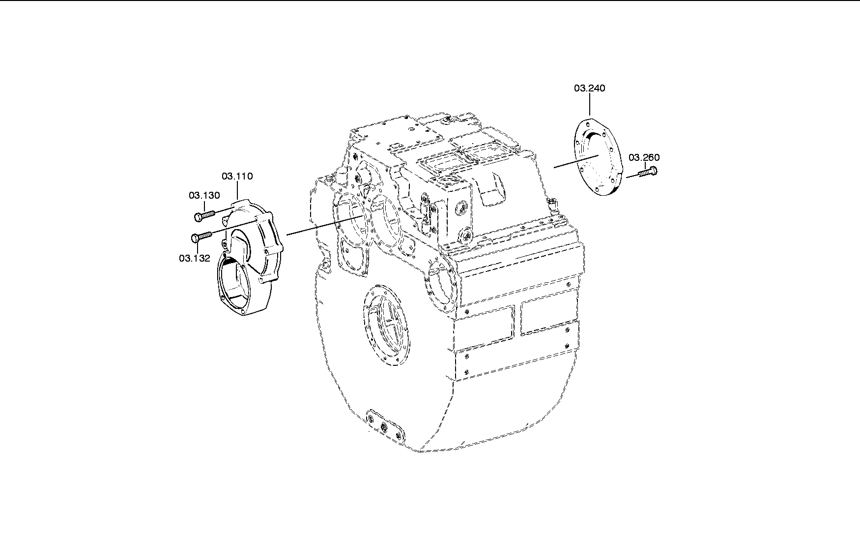 Промежуточный вал 3082312041 ZF