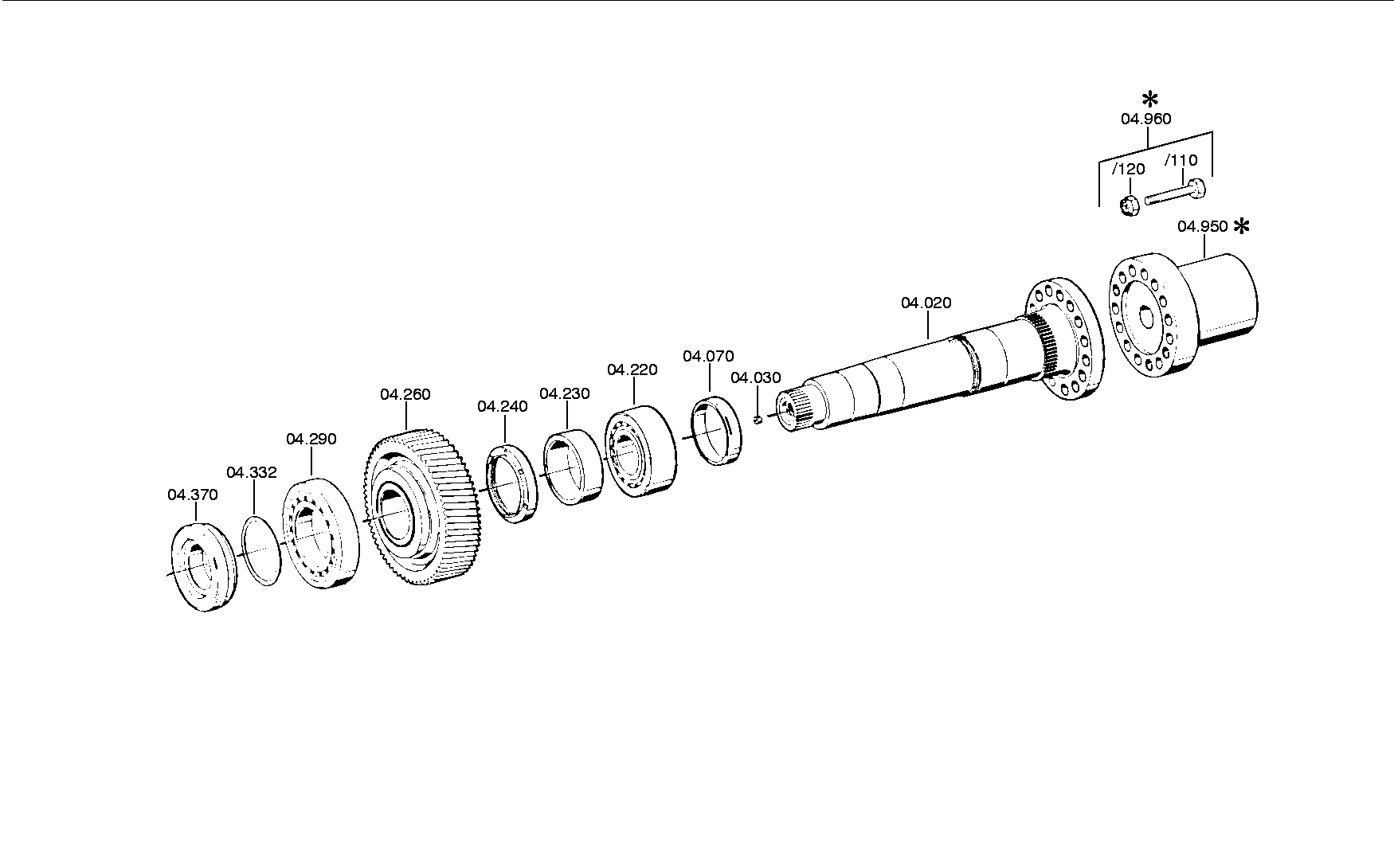 Крышка 3082304088 ZF
