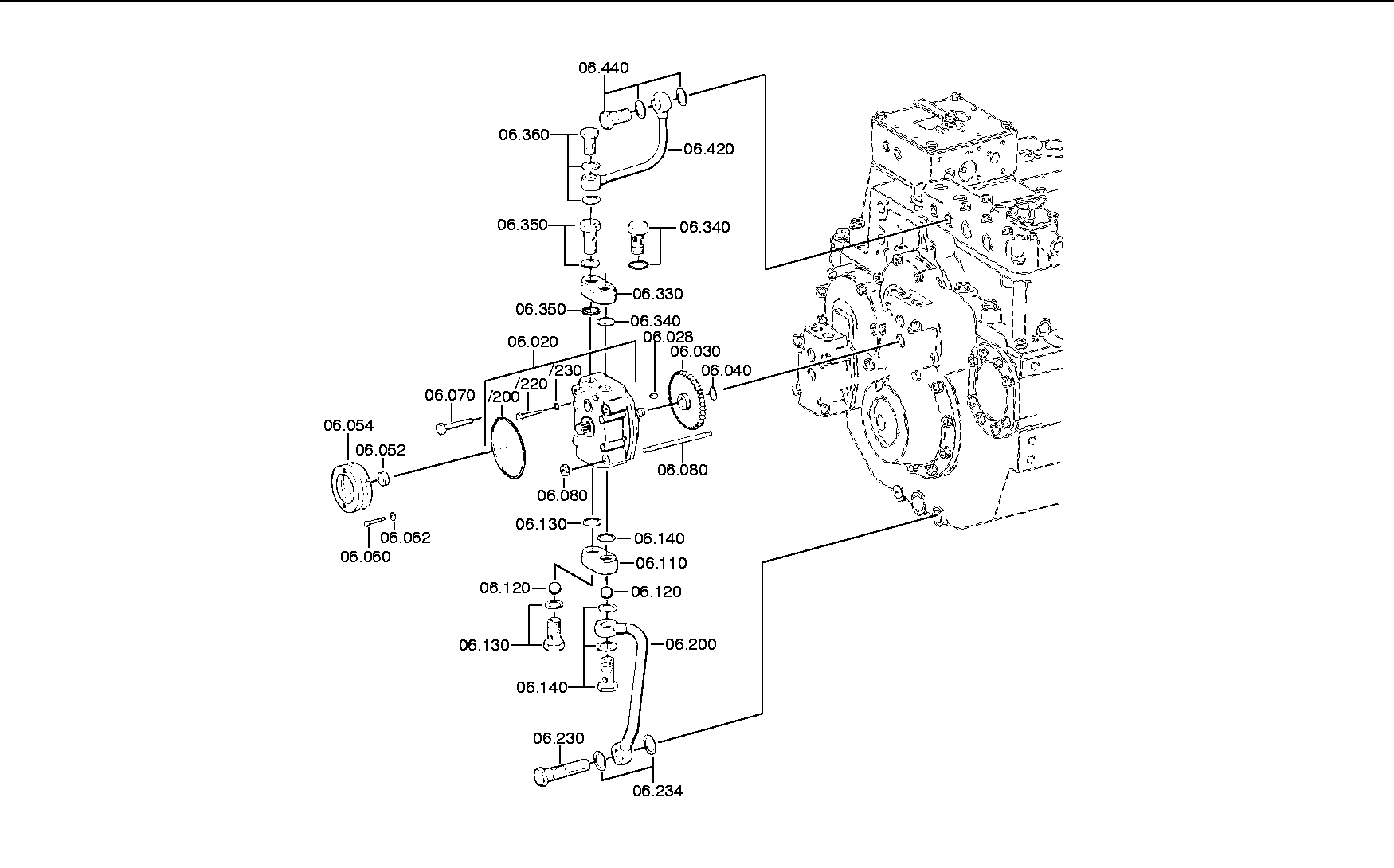SUCTION LINE 3082207062 ZF