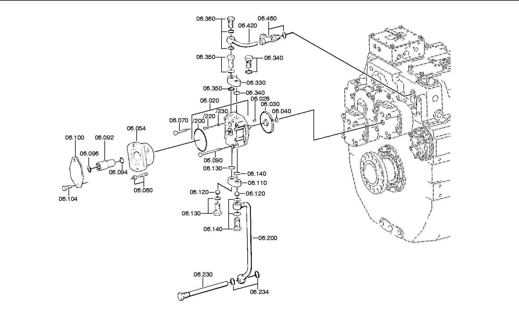 PRESSURE LINE 3082207016 ZF