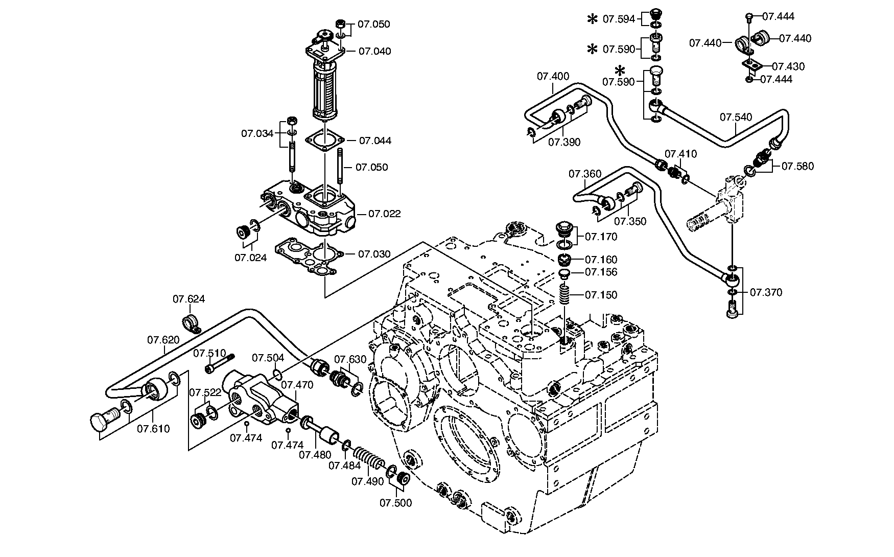 CONTROL LINE 3082207176 ZF