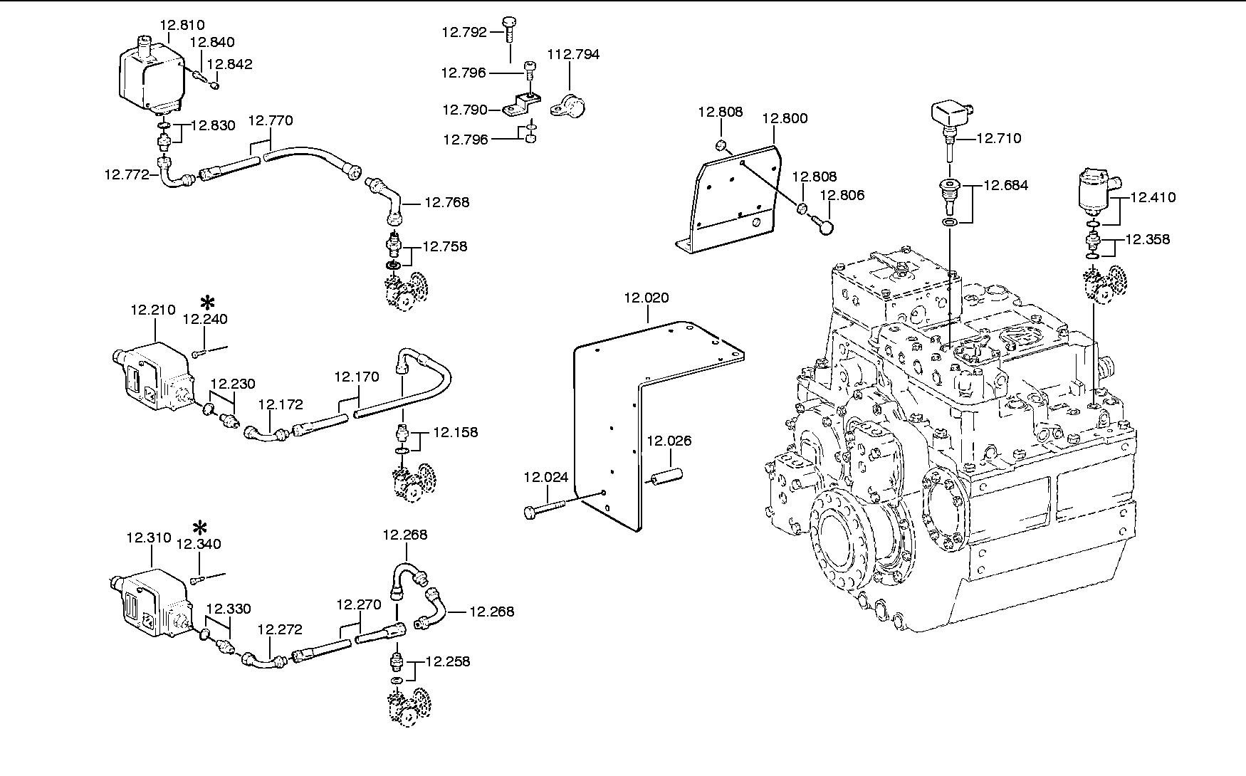 Жгут проводов 3082210205 ZF