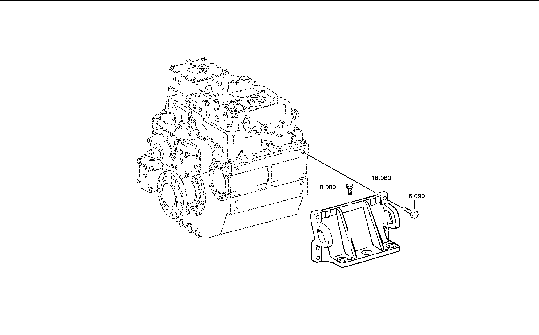 Болт с шестигранной головкой 0636016065 ZF
