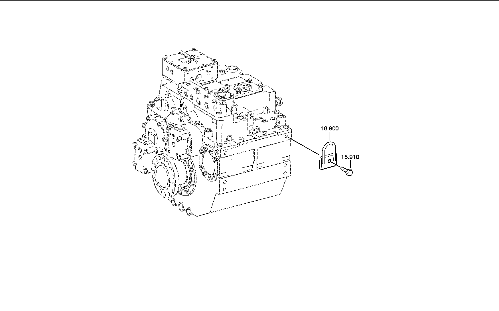 Болт с шестигранной головкой 0636016139 ZF