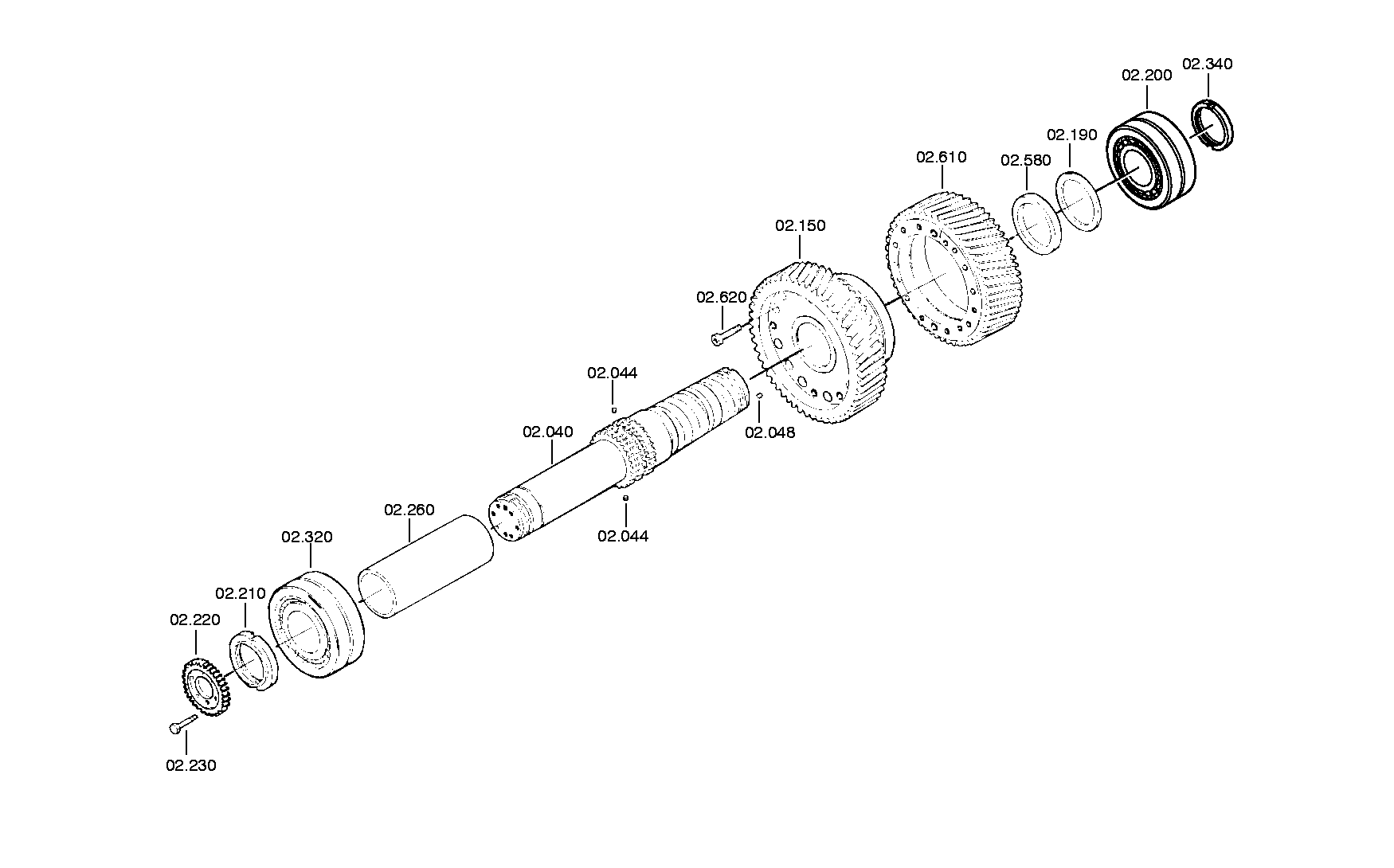 OIL FEEDER 3084302052 ZF