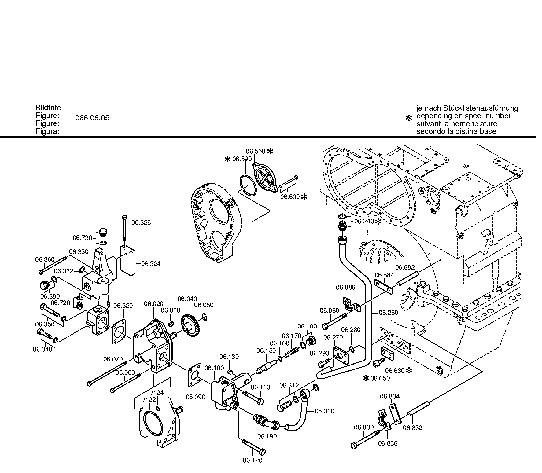 Болт с шестигранной головкой 0636010381 ZF