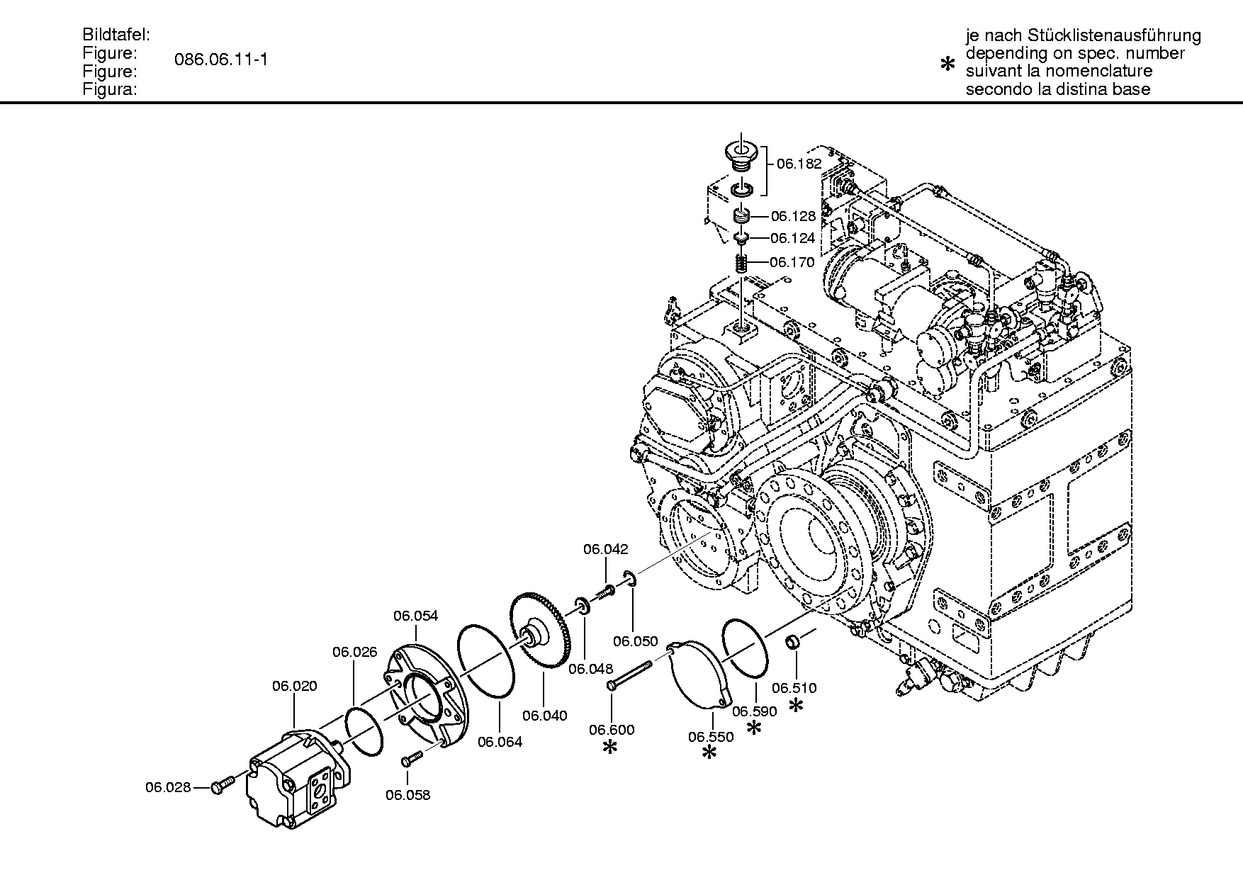 SUCTION LINE 3084206014 ZF