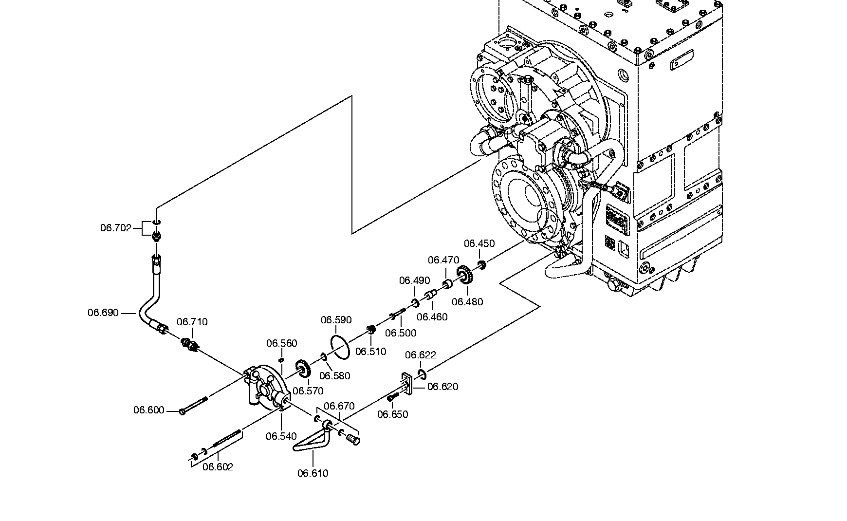 SUCTION LINE 3084206037 ZF