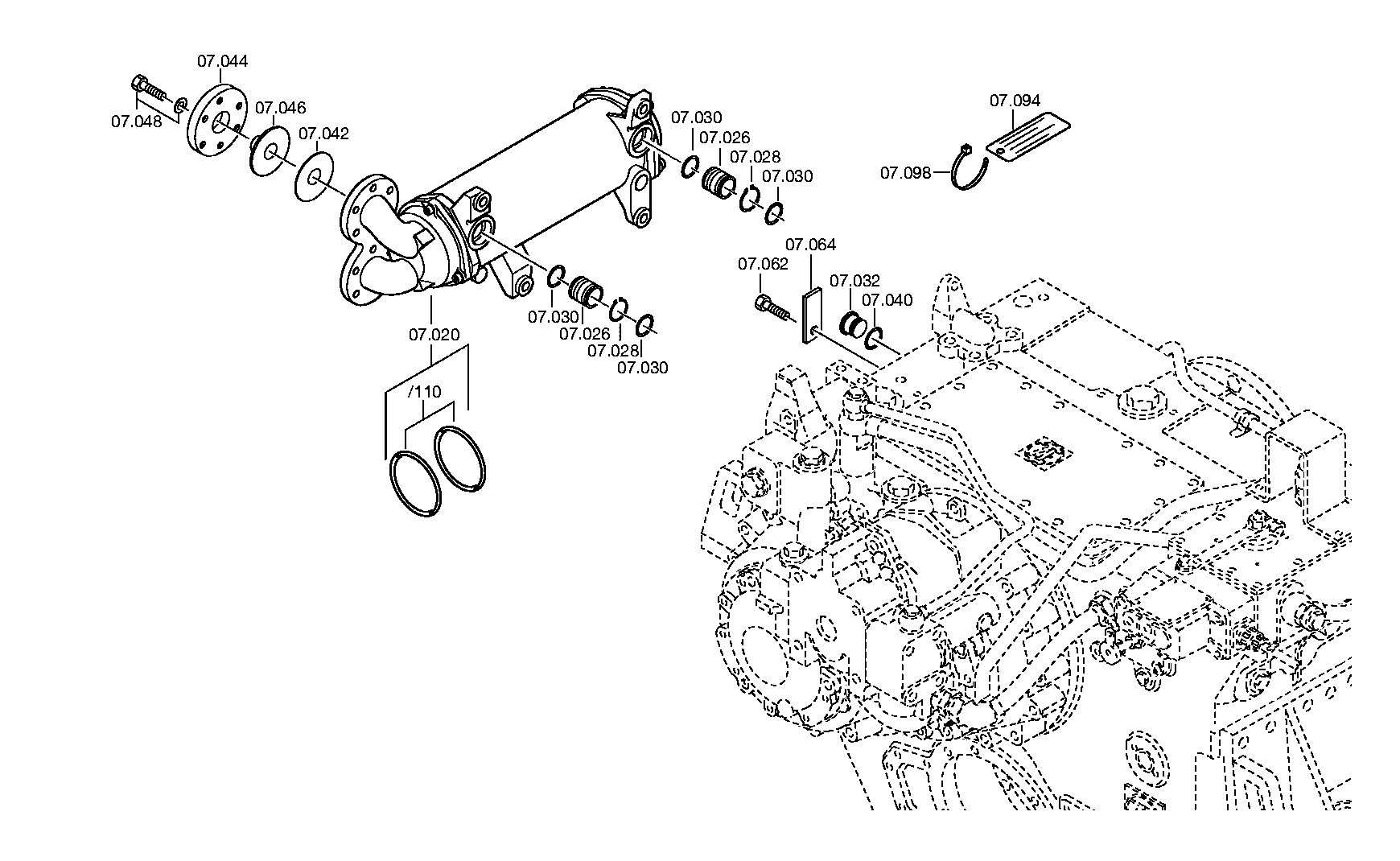 CONTROL LINE 3084207174 ZF