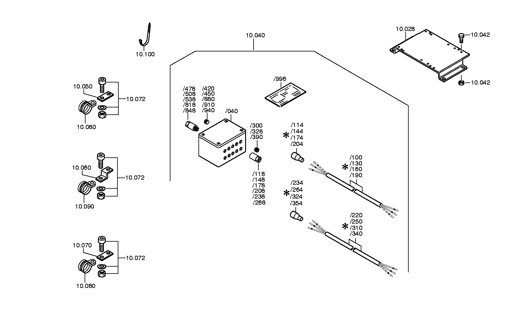 Жгут проводов 3084210233 ZF